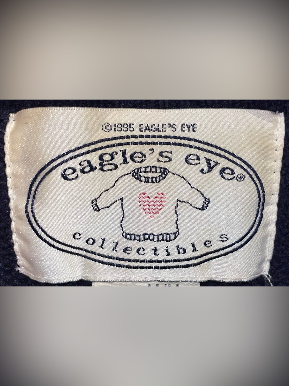 Eagle’s Eye Women Size M Vintage 1995 Sweater Vest Gump Life Is Like Chocolates - Picture 9 of 10